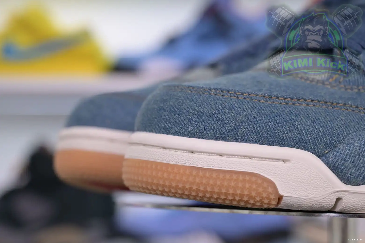 Kimikick Jordan levis Air retro 4 denim Jordan 0703